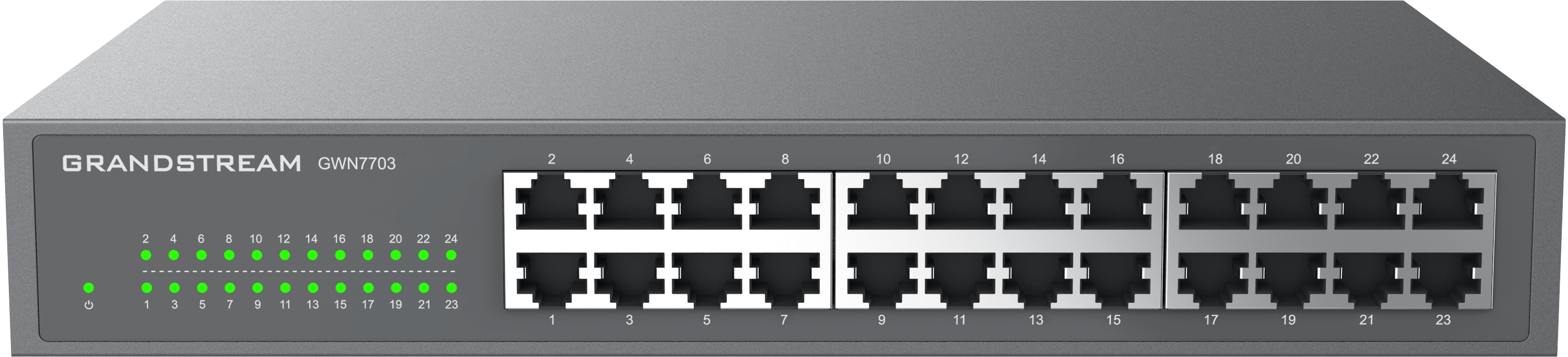 Grandstream Enterprise 24 port Unmanaged GbE Switch | GWN7703