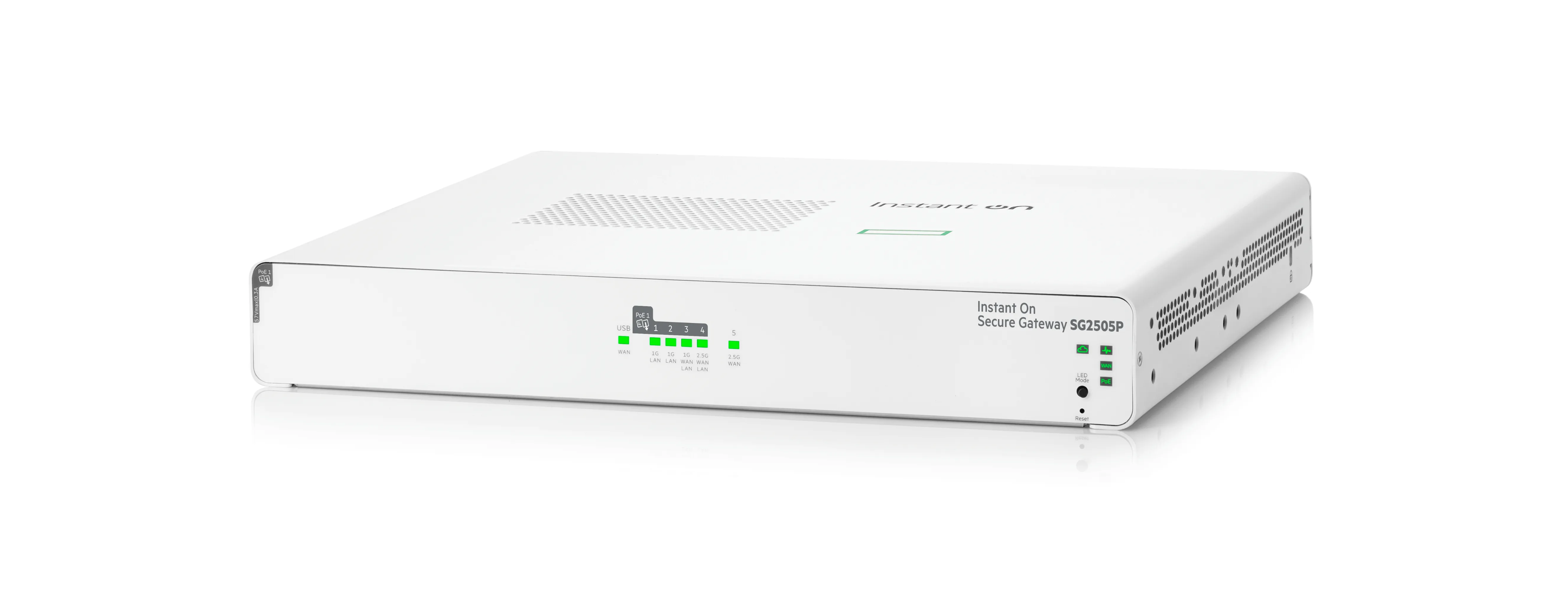 HPE Instant On 5-Port 2.5G PoE+ Secure Gateway | SG2505P